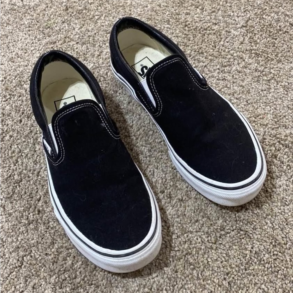 NWT Vans Black Slip-On Sneakers